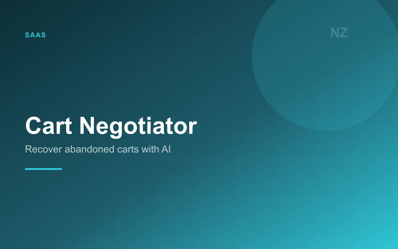 Cart Negotiator — AI abandoned-cart recovery