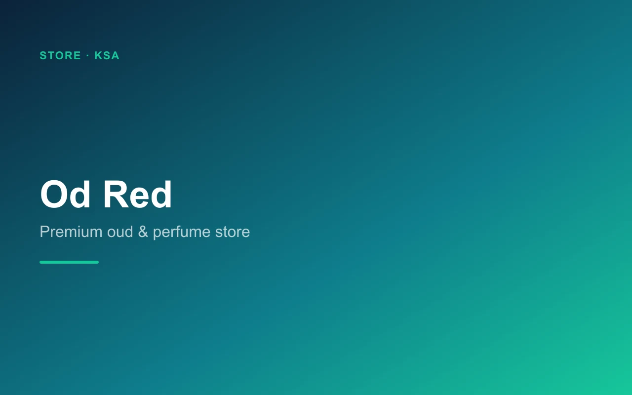 Od Red — Oud & perfume store